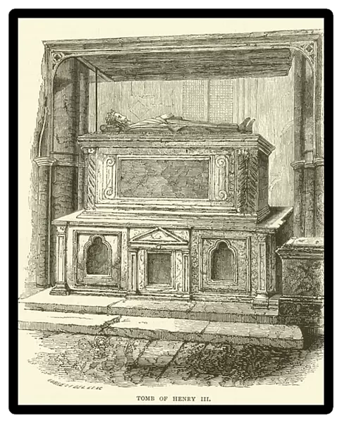 Tomb of Henry III (engraving)