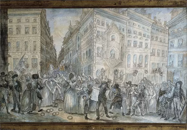 French Revolution: 'Scene de rue parisienne