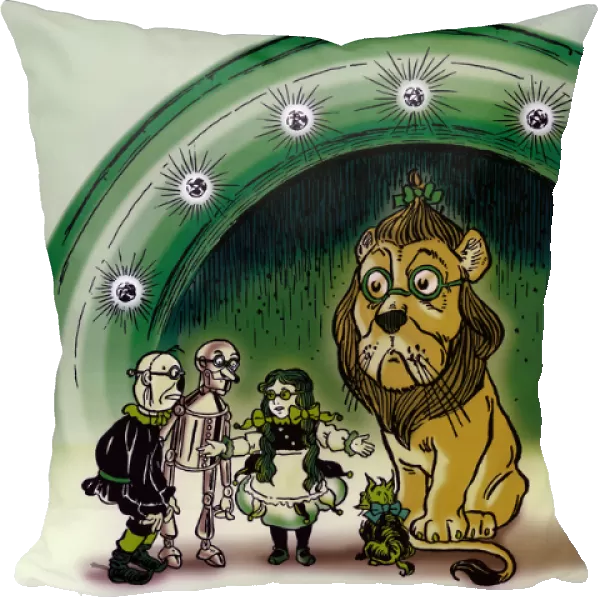 The Wonderful Wizard of Oz - The Wizard of Oz: drawing by Denslow