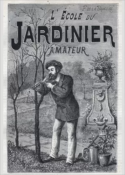 Advertising for the book: 'The school of the amateur gardener'