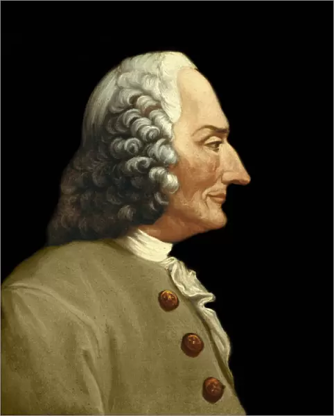Portrait of Jean-Philippe (Jean philippe) Rameau (1683-1764), French composer