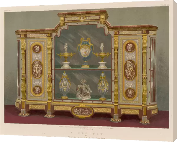 A Cabinet by Messrs Gillow and Co, London (chromolitho)