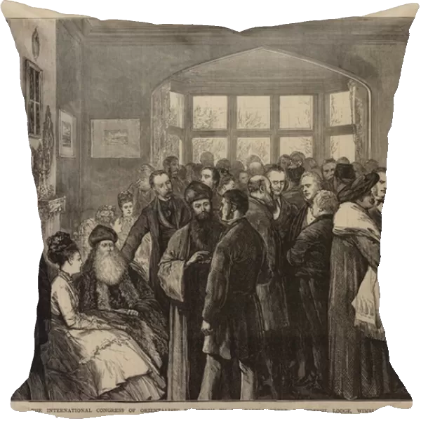 The International Congress of Orientalists, Reception by Sir Bartle Frere at Wressil Lodge, Wimbledon (engraving)
