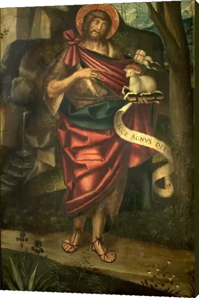 St John the Baptist in the Wilderness (recto), c. 1520 (oil on wood)