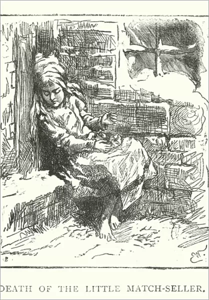 Death of the Little Match-Seller (engraving)