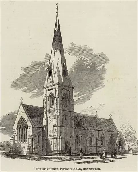 Christ Church, Victoria-Road, Kensington (engraving)
