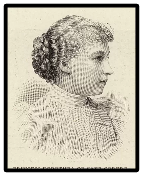 Princess Dorothea of Saxe-Coburg (engraving)