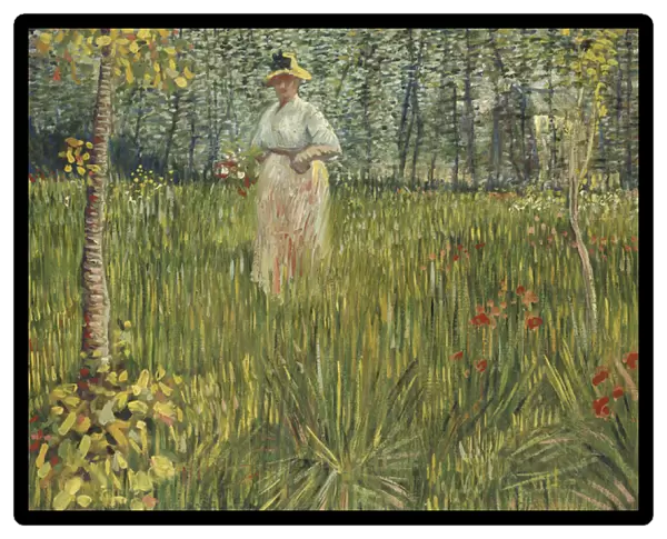 Woman in a Garden, 1887 (oil on canvas)