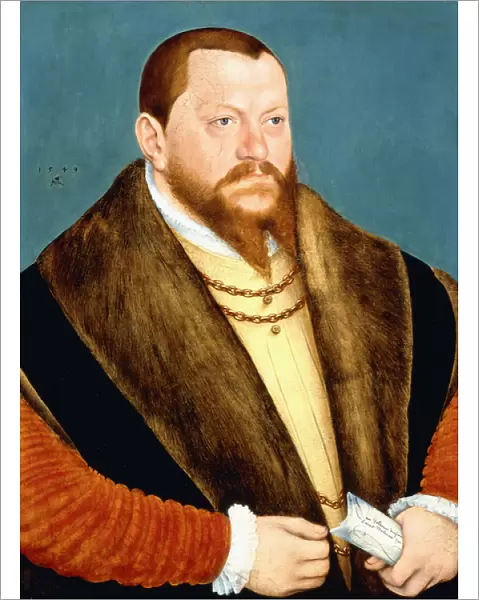 Portrait of Duke Augustus of Saxony (1526-1586), half length