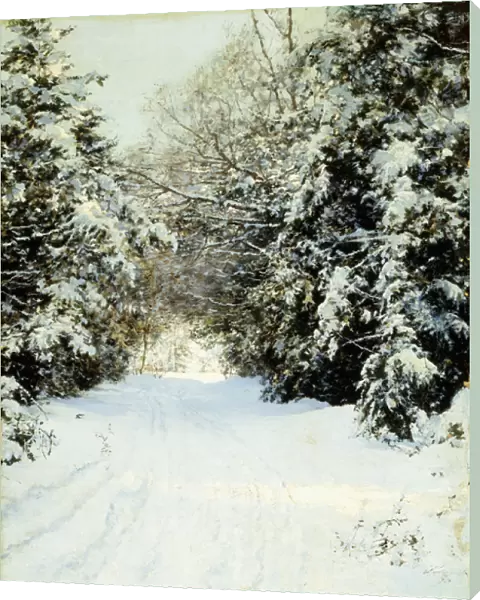 Snow-Laden Trees, 1887 (oil on canvas)