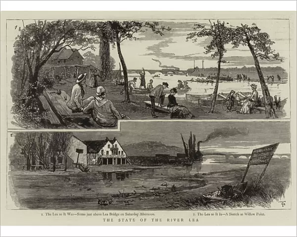 The State of the River Lea (engraving)