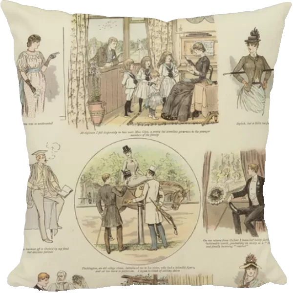 Les Affaires de Coeur of a Young Man of the Period (chromolitho)