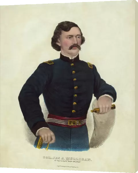 Col. Ja s. A Mulligan, of the Illinois 'Irish Brigade'