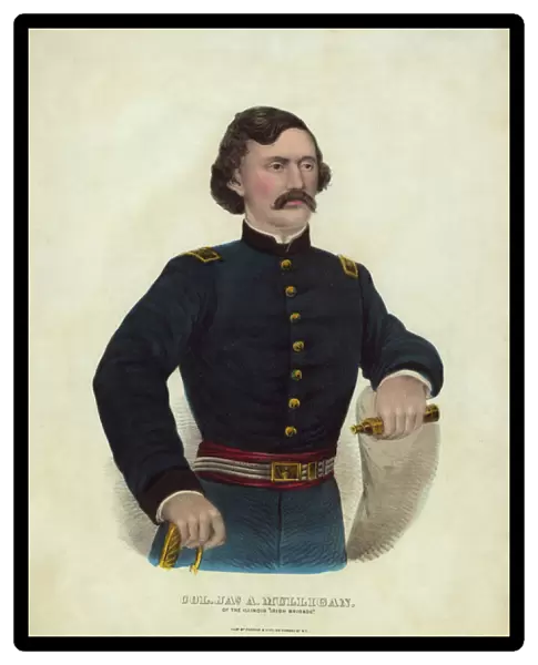 Col. Ja s. A Mulligan, of the Illinois 'Irish Brigade'