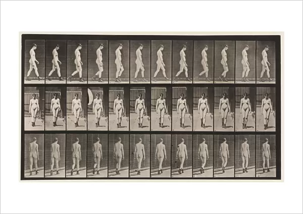 Plate 22. Walking, With High-Heeled Boots On, 1872-85 (collotype on paper)