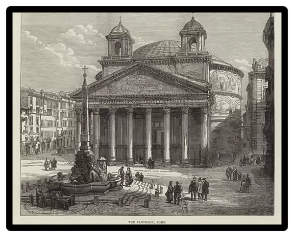 The Pantheon, Rome (engraving)