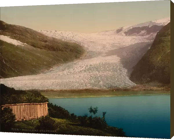 Glacier, Svartisen, Norway, Photochrome Print, c. 1900 (photochrom)