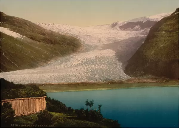 Glacier, Svartisen, Norway, Photochrome Print, c. 1900 (photochrom)