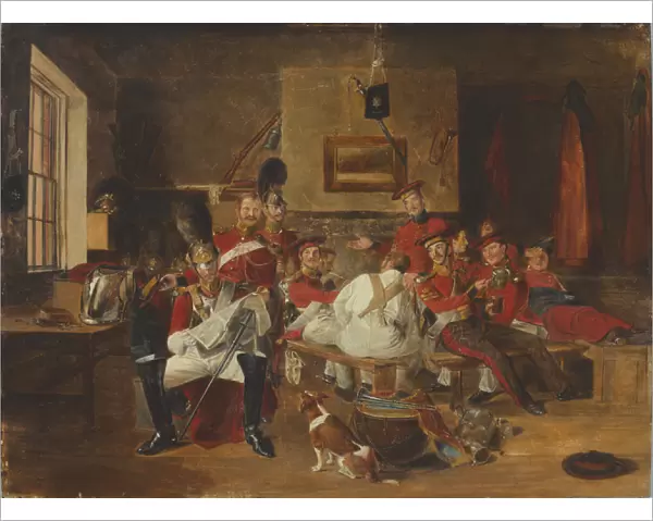 2nd Life Guards, Guard Room, 1828 circa (oil on panel)