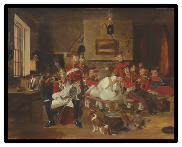 2nd Life Guards, Guard Room, 1828 circa (oil on panel)