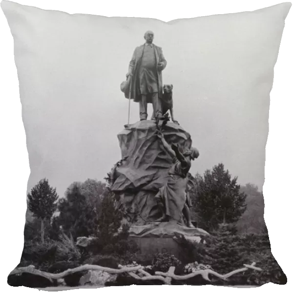 Leipzig: Bismarck-Denkmal (b  /  w photo)