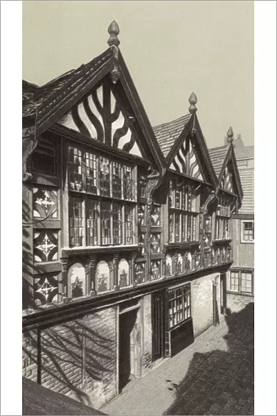 Chester: Palace of the Stanleys (litho)