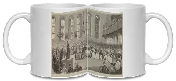 The Oration at Christs Hospital (engraving)