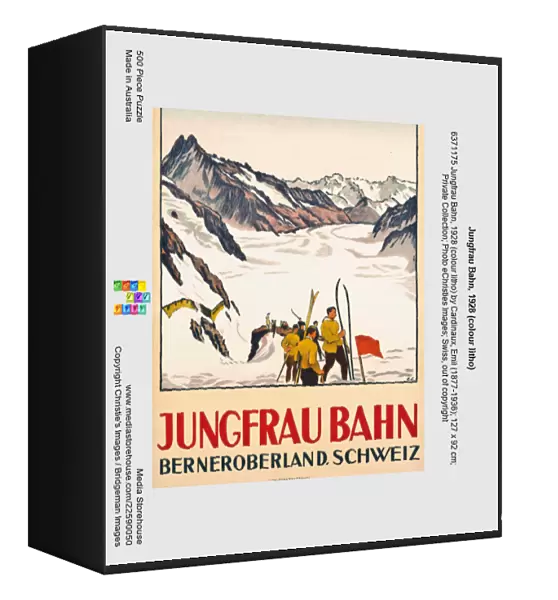 Jungfrau Bahn, 1928 (colour litho)
