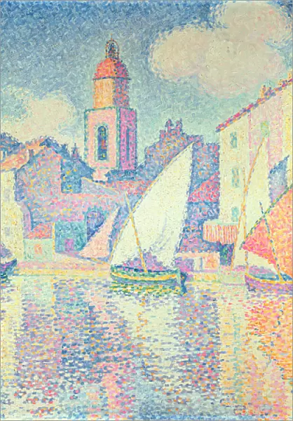The Clocktower at St. Tropez, 1896 (oil on canvas)