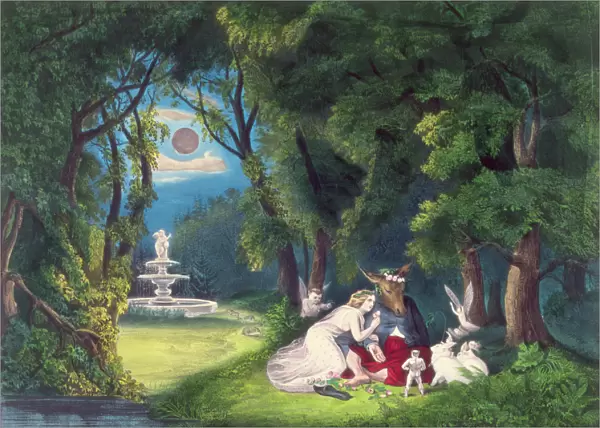 A Midsummer Nights Dream, pub. by Currier and Ives, New York (litho)