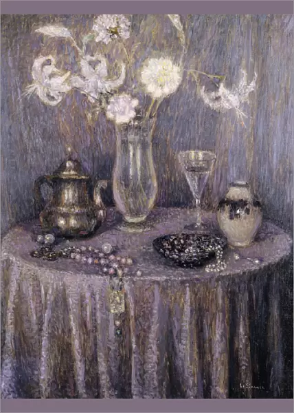 The Table, Gray Harmony; La Table, Harmonie Grise, 1927 (oil on canvas)