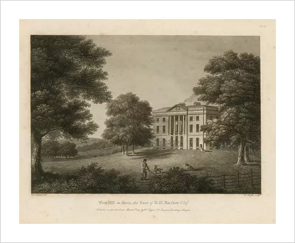 West Hill in Surrey, the Seat of D H Rucker (engraving)
