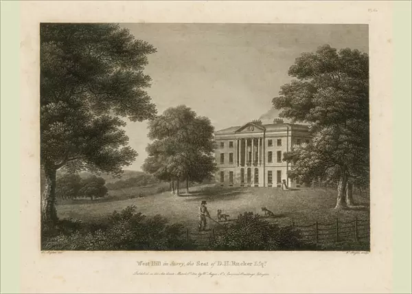 West Hill in Surrey, the Seat of D H Rucker (engraving)