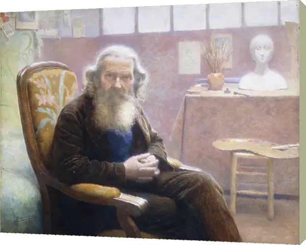 An Old Artist; Un Vieil Artiste, 1898 (oil on panel)