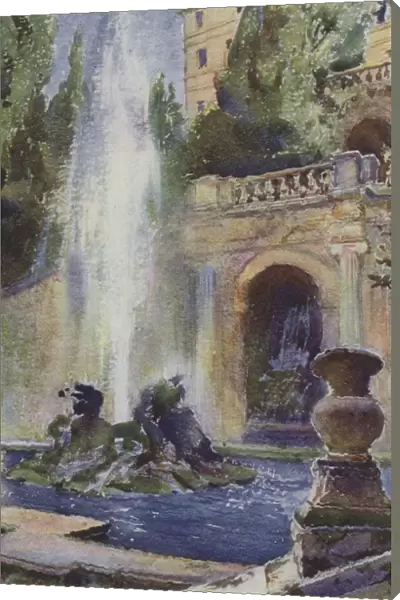 Tivoli, Villa D Este (colour litho)