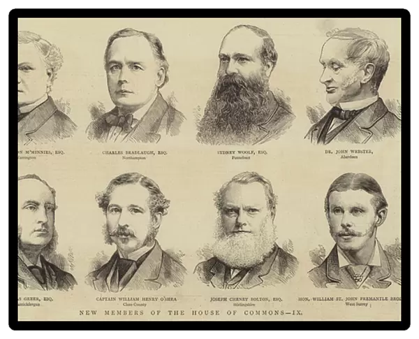 New Members of the House of Commons, IX (engraving)