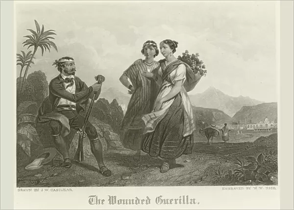 The Wounded Guerilla (engraving)