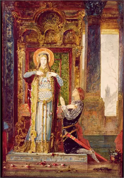 St. Elisabeth of Hungary, or The Miracle of the Roses, 1879 (w  /  c on paper)