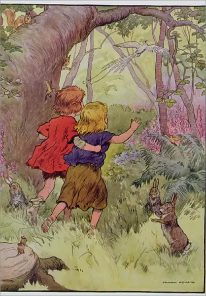 Hansel and Gretel, illustration from The Beautiful Book of Nursery Rhymes
