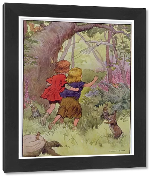 Hansel and Gretel, illustration from The Beautiful Book of Nursery Rhymes