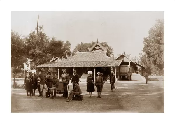 Chiefs House, Mandalay, c. 1886 (b  /  w photo)
