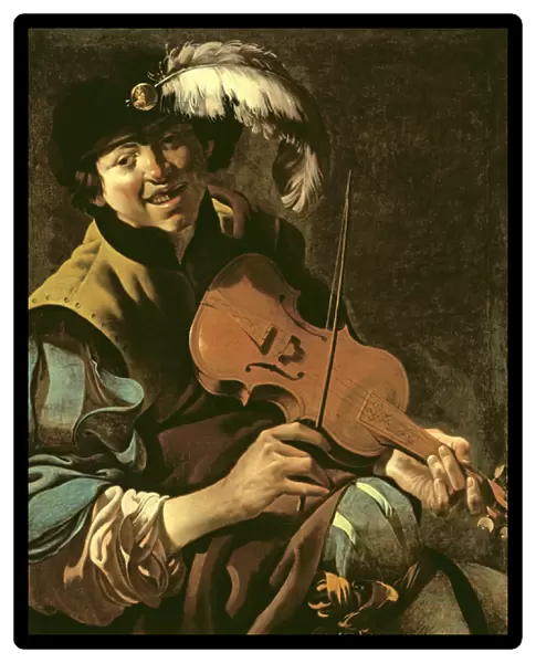 A Boy Violinist, 1626 (oil on canvas)