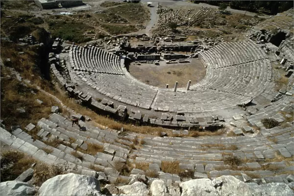 View of the theatre, 1st-2nd centuries AD (photo)