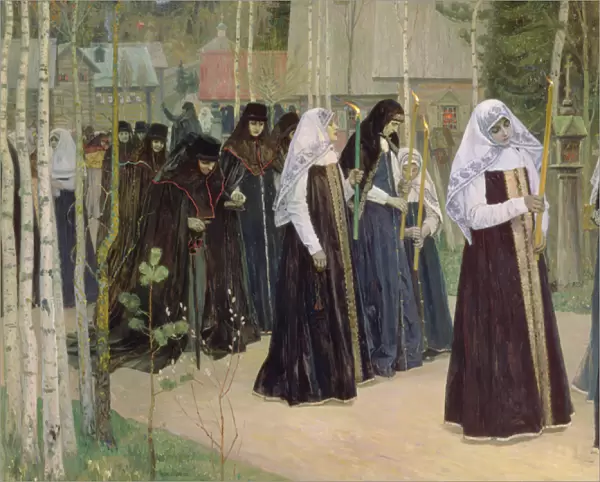 The Taking of the Veil, 1898 (oil on canvas)
