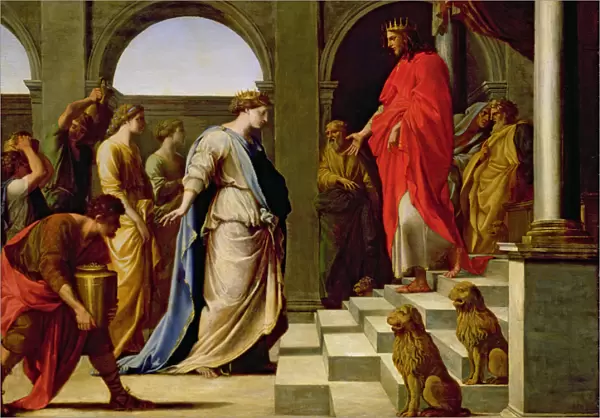 Solomon and the Queen of Sheba, 1650 (oil on canvas)