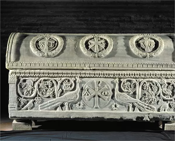 Sarcophagus of bishop Theodore (marble)