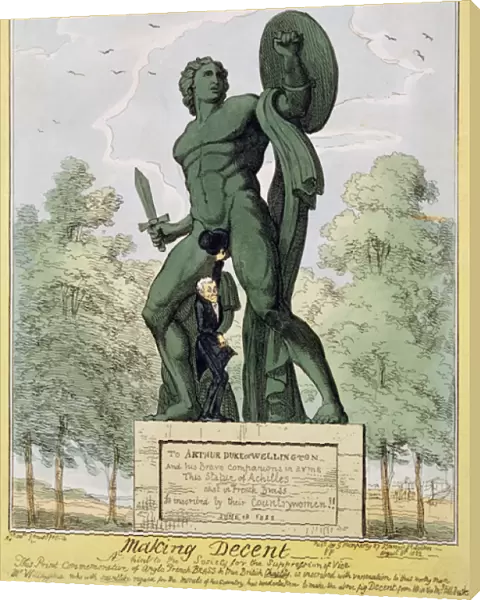 'Making Decent', cartoon showing William Wilberforce (1759-1833