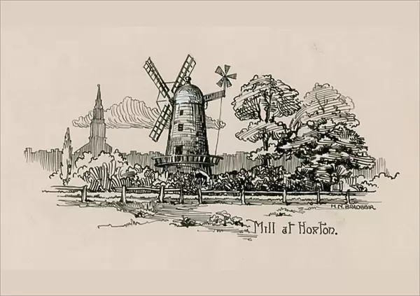 Mill at Hoxton (engraving)