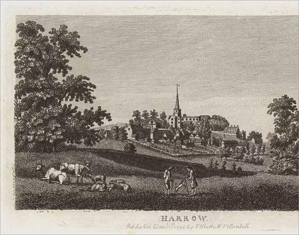 Harrow On The Hill (engraving)