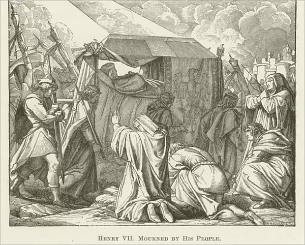 Henry VII Mourned by His People (engraving)